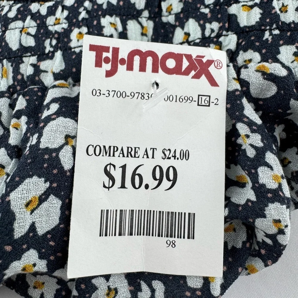 NWT Ann Carson Floral Boho Skirt